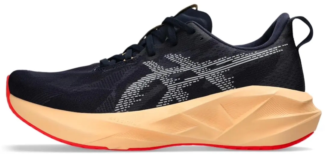 asics NOVABLAST 5 MIDNIGHT/ORANGE GLOW 42.5
