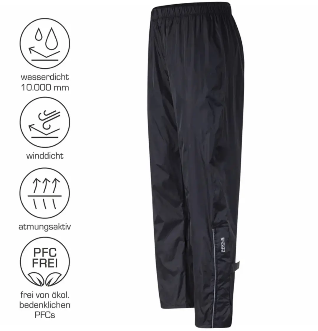 Pro-X Elements Tramp Regenbroek - Zwart - afbeelding 2 van 6