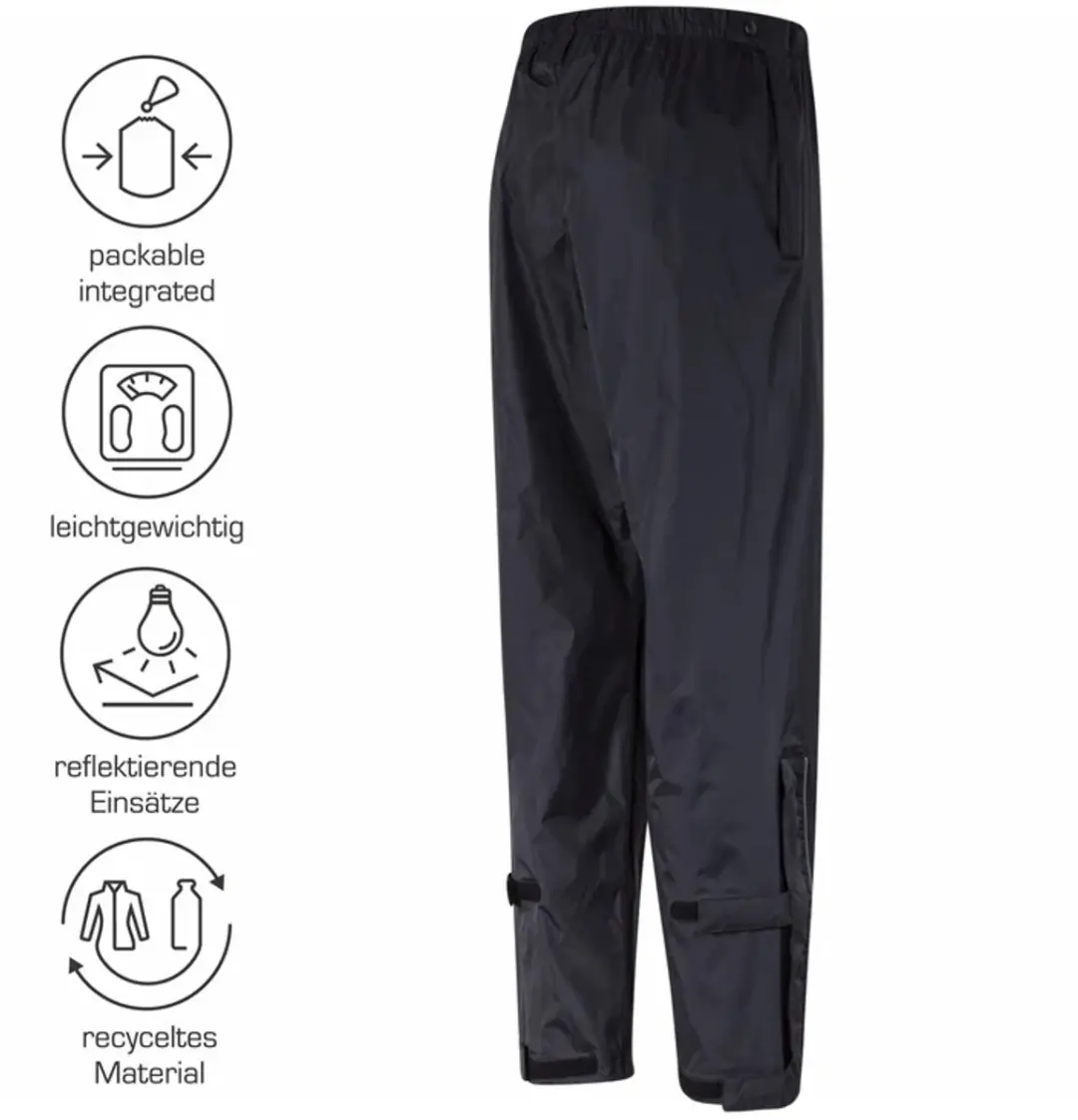Pro-X Elements Tramp Regenbroek - Zwart - afbeelding 3 van 6