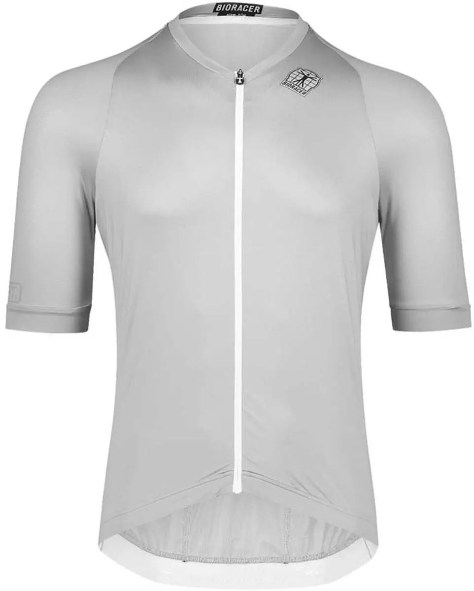 Bioracer Icon Metalix Korte Mouw Wielertrui Wit M Man