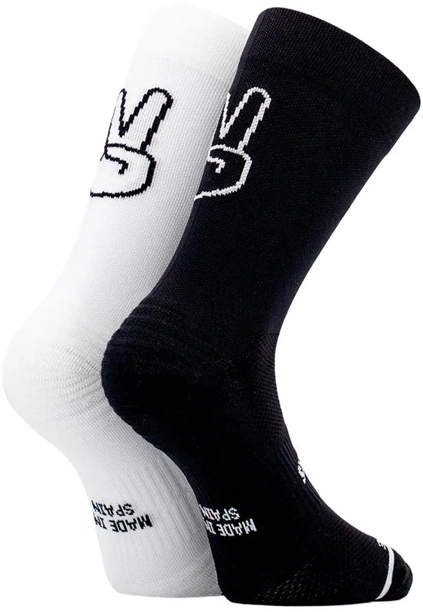 Sporcks Up Black & White Sokken Wit,Zwart EU 41-43