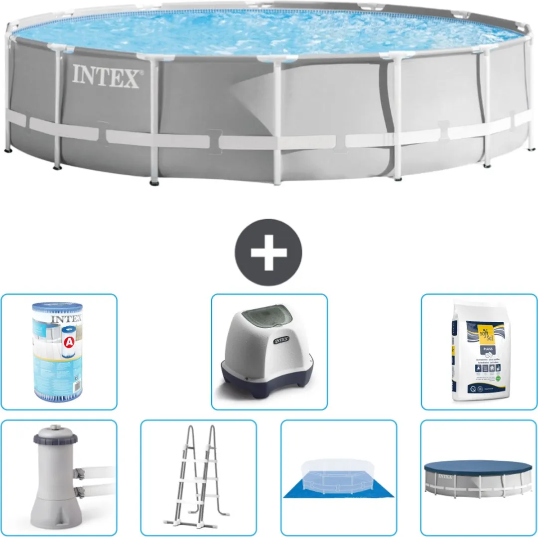Intex Rond Prism Frame Zwembad 427x107cm