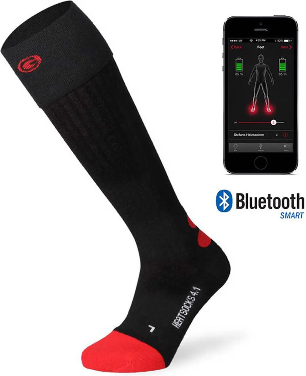 Lenz Heat Sock 4.1 Toe Cap Skisokken