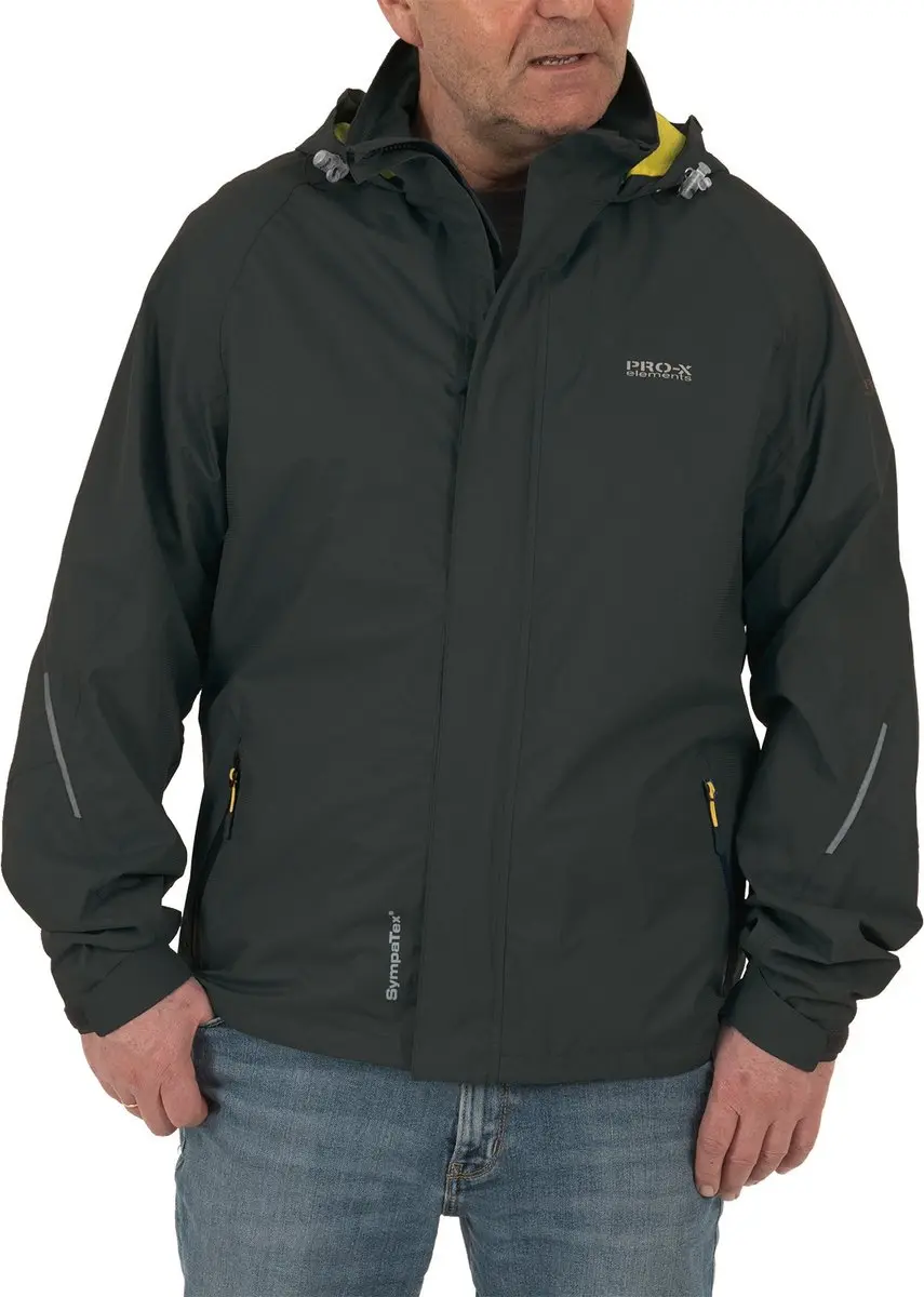 Pro-X Elements Allan Outdoorjas Heren - Antraciet - S - afbeelding 3 van 5