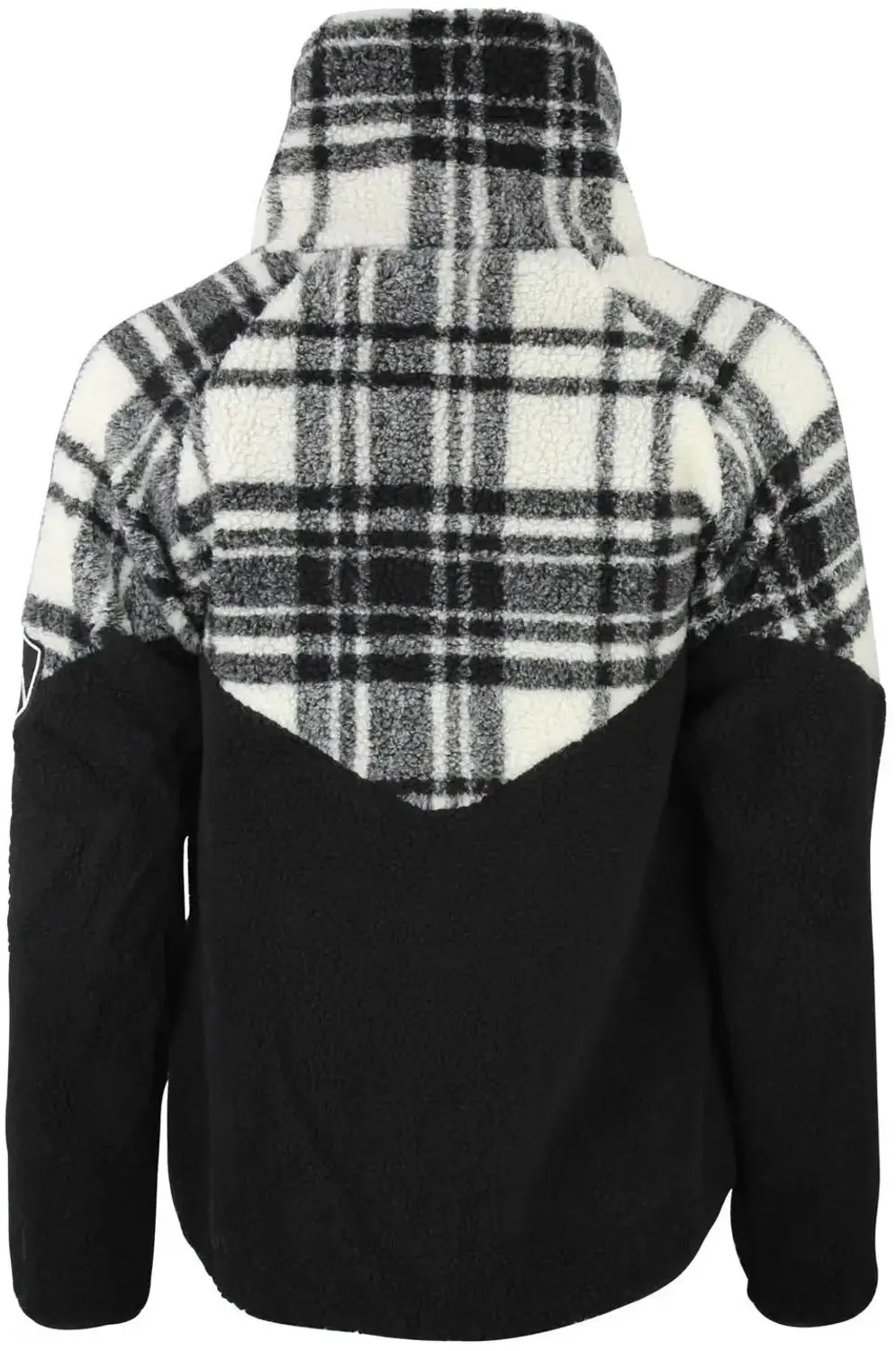 Peak Mountain Sherpa 350G Damesfleece - Zwart - afbeelding 2 van 2