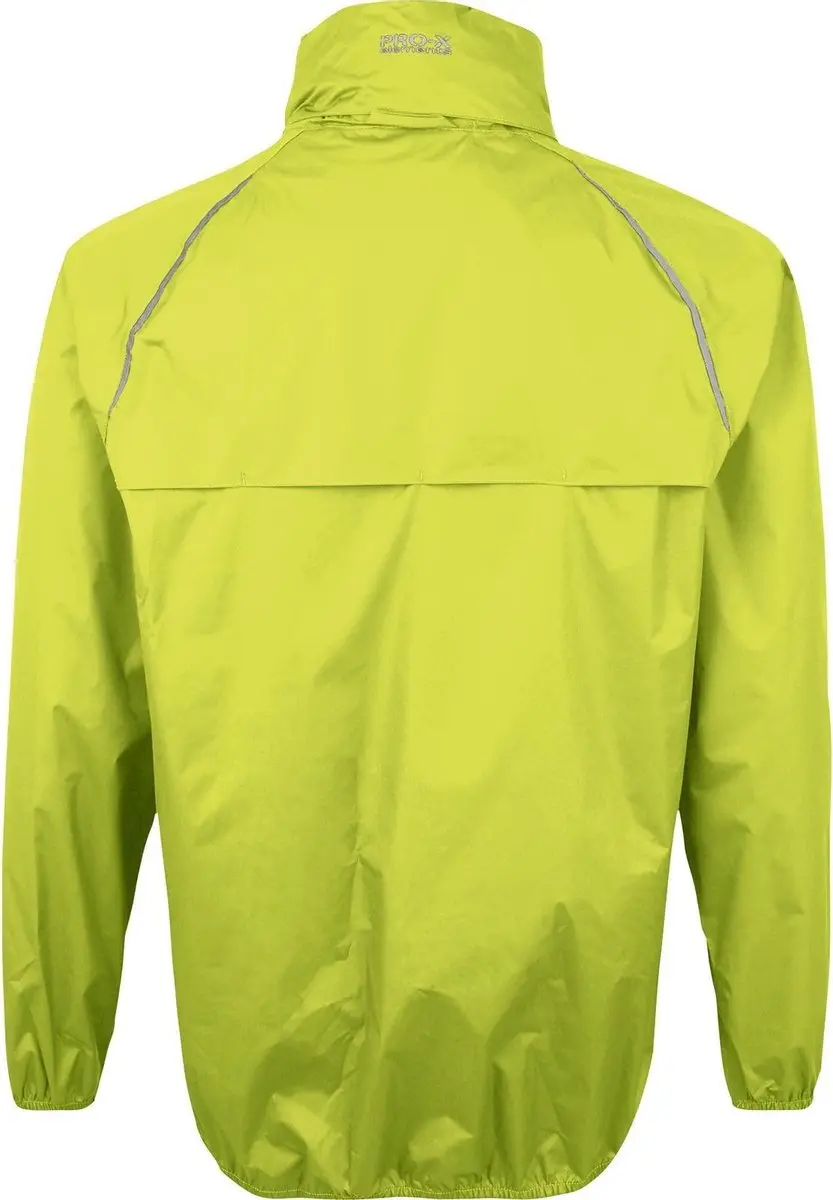 Pro-X Elements Opbergbare Regenjas Heren - Neon Geel - M - afbeelding 5 van 6