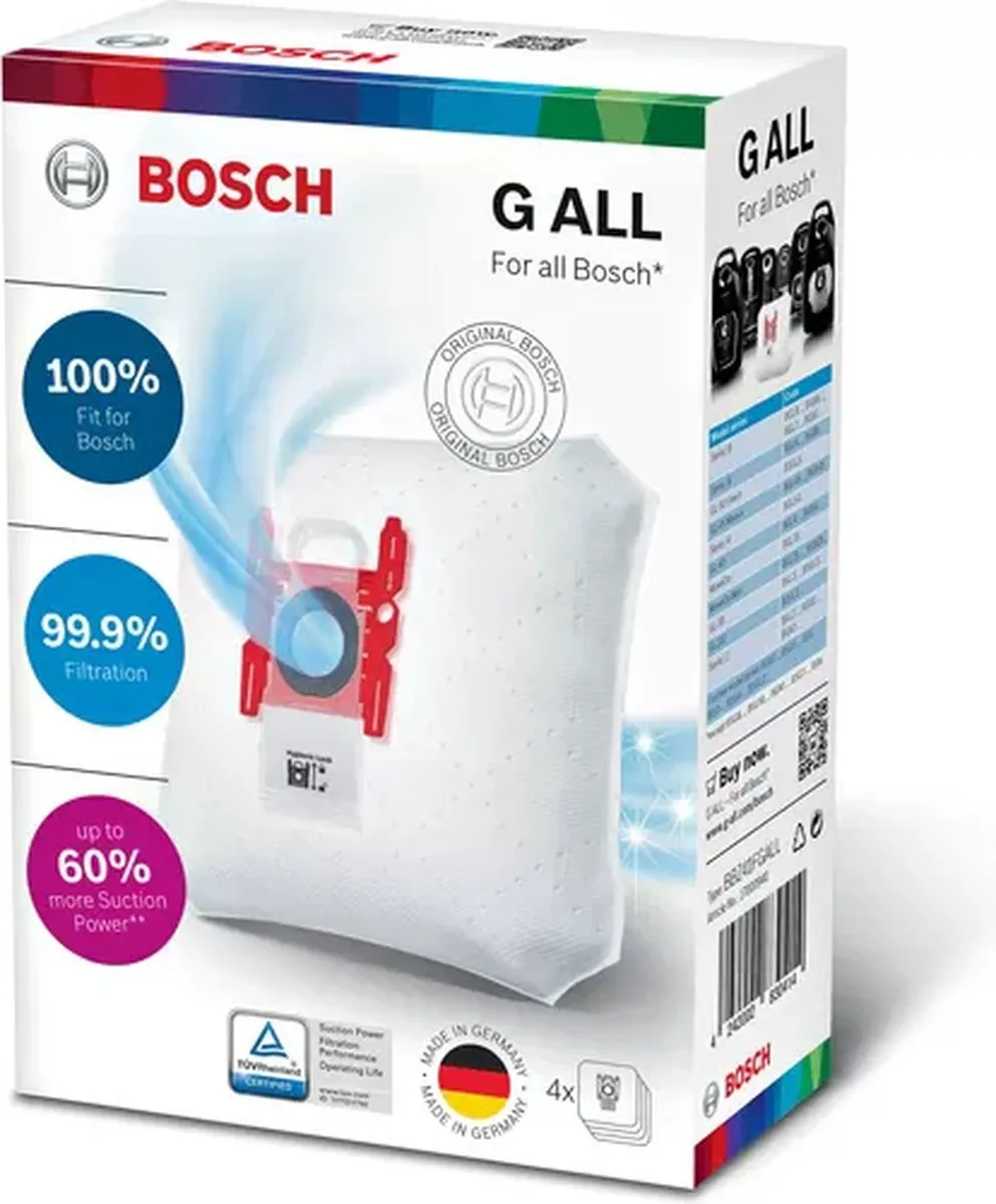 Bosch BBZ51FGALL Stofzuigerzakken - 20 Stuks