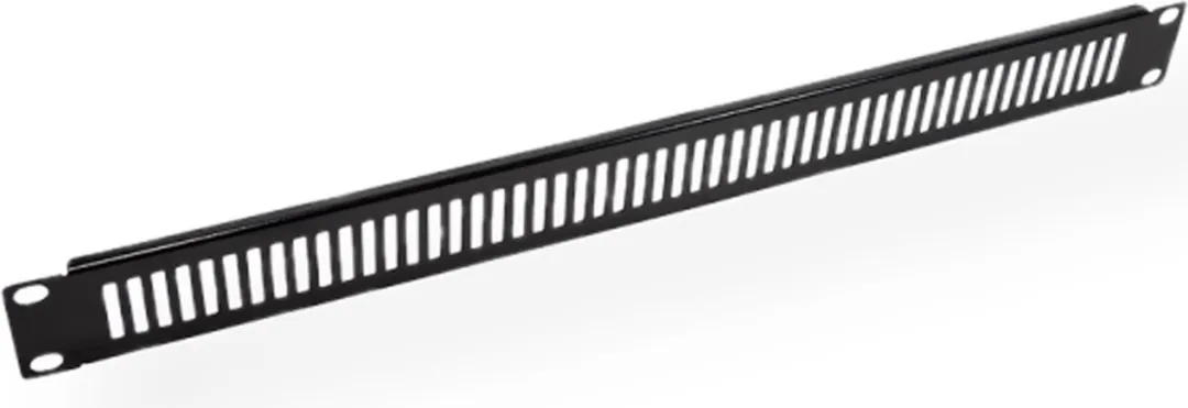 Value 19" Ventilatie Frontpaneel 1 HE - Zwart