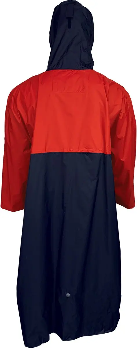 Pro-X Elements Davos Regenponcho - Navy/Rood - XS/S - afbeelding 2 van 2
