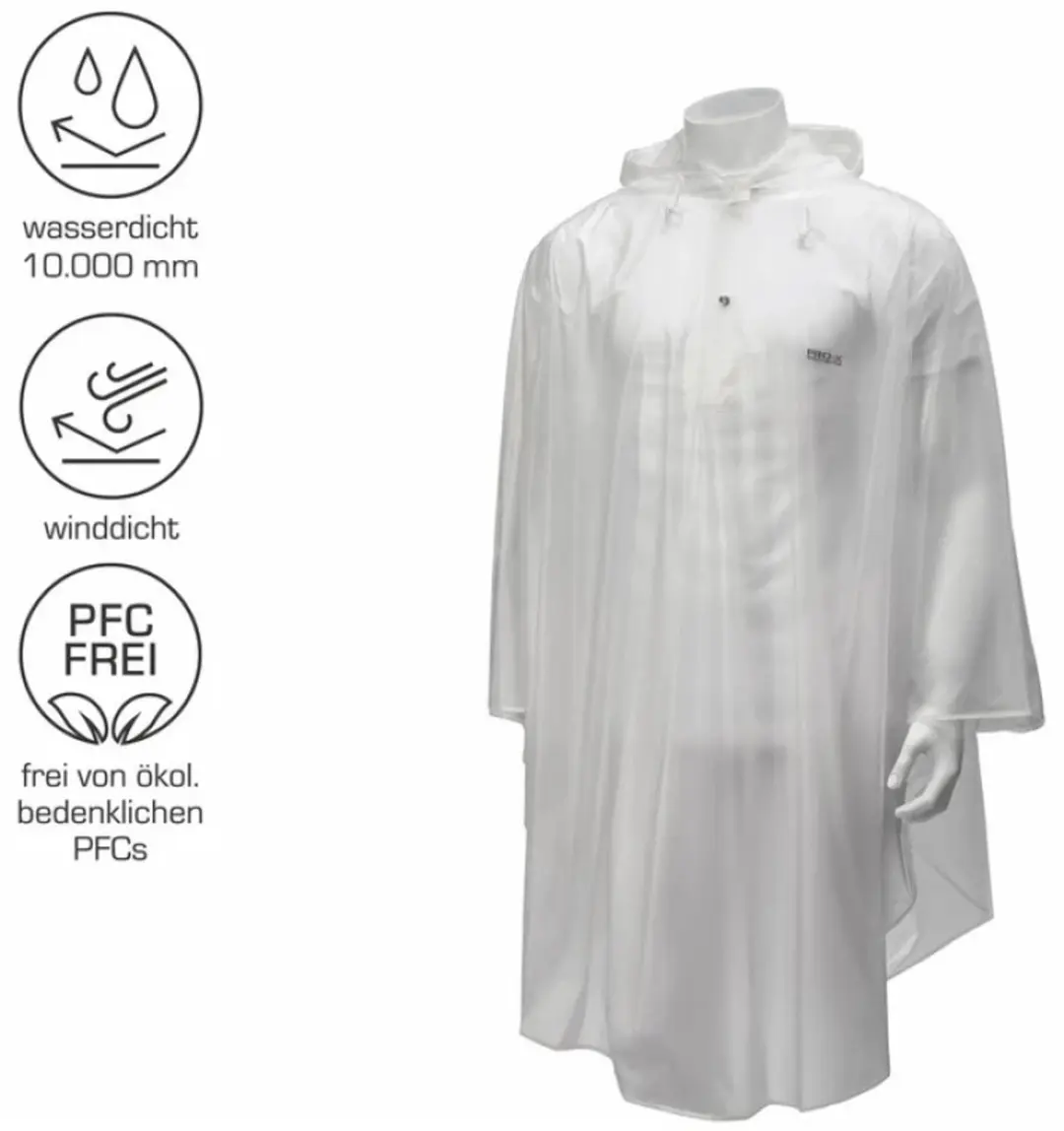 Pro-X Elements Dublin Regencape - Transparant - afbeelding 2 van 2