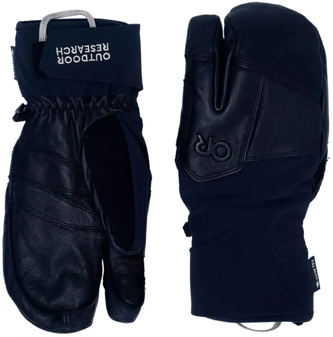 Outdoor Research Team Gore-tex® 3 Finger Handschoenen Blauw XL