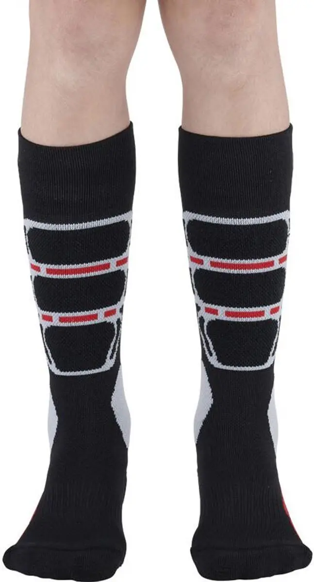 Monnet Energy High-Performance Kinder Skisokken - Rood - afbeelding 4 van 5
