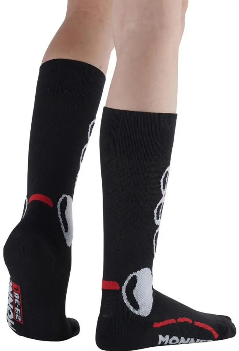 Monnet Energy High-Performance Kinder Skisokken - Rood - afbeelding 3 van 5