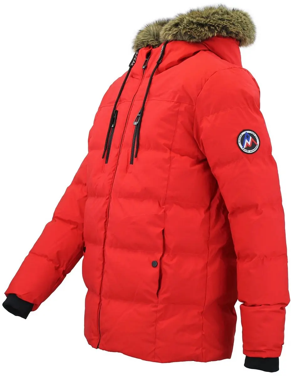 Peak Mountain Donsjack met Capuchon voor Dames - Zwart - M - afbeelding 5 van 6