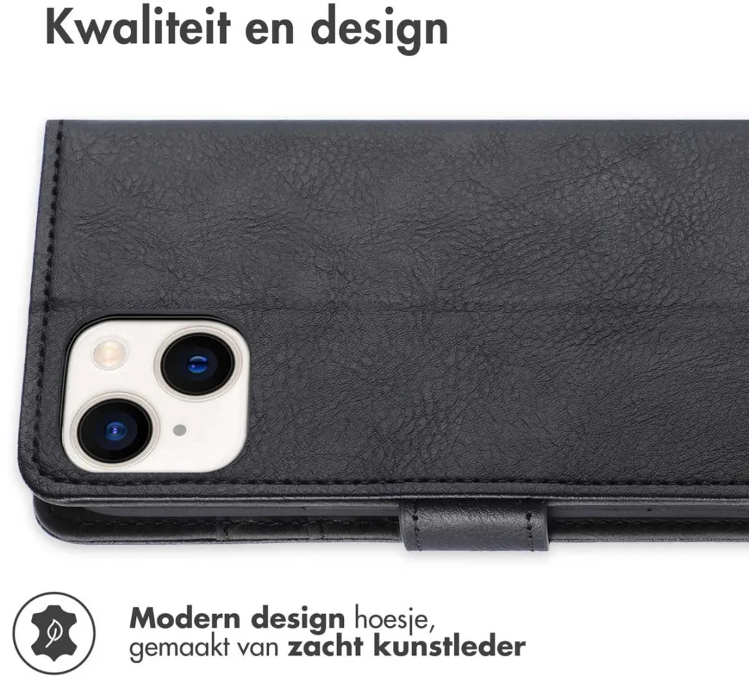 Imoshion Hoesje iPhone 15 - 3 Pasjes - Zwart