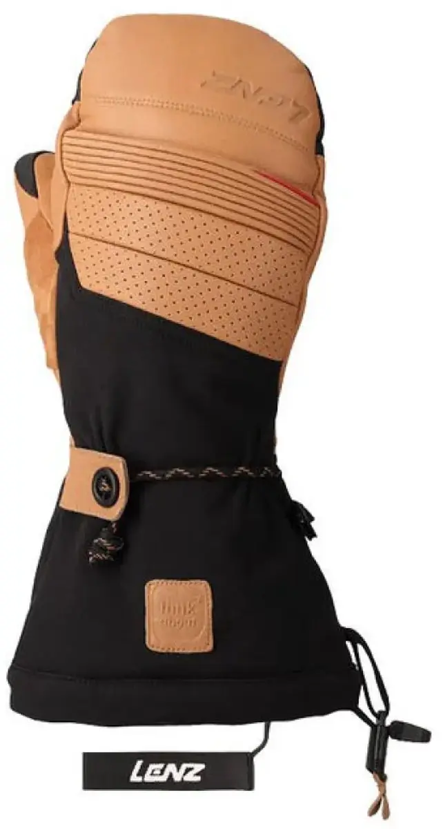Lenz 9.0 Finger Cap Handschoenen - Bruin/Zwart - afbeelding 3 van 6