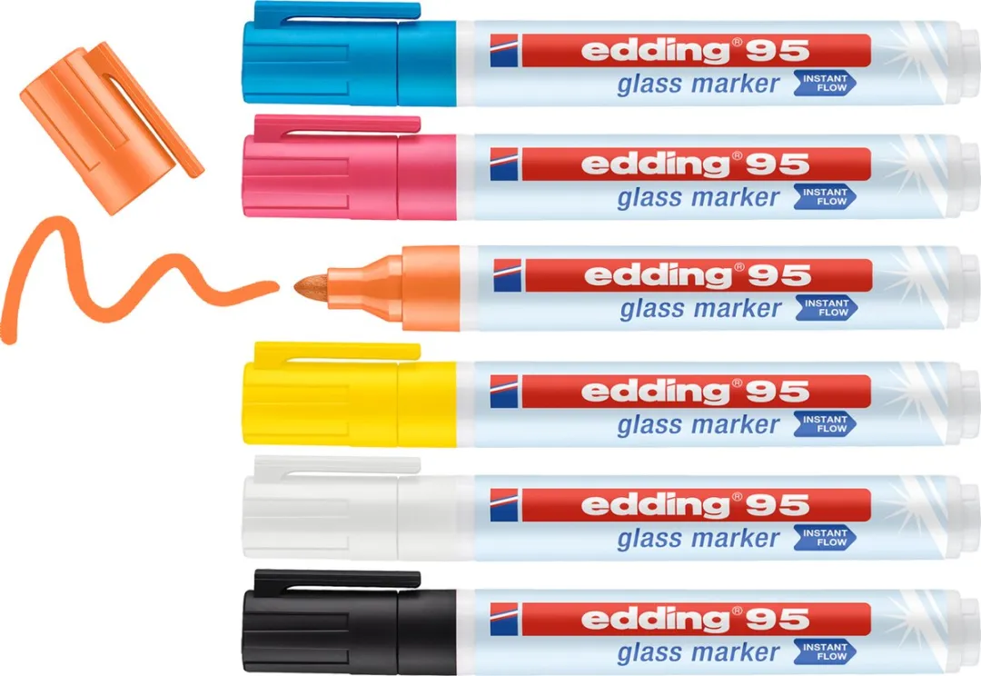 edding 95/6 Glasmarker Set