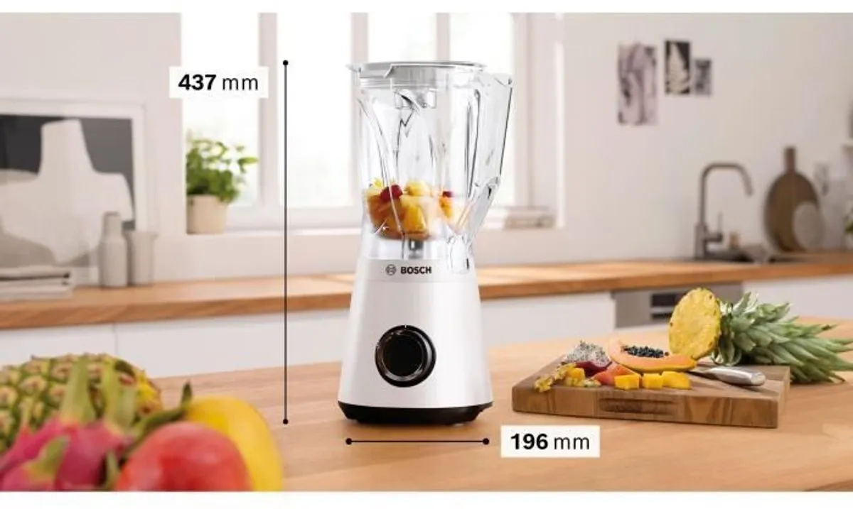 Bosch VitaPower Blender MMB6141W - 1200W - 2L - Wit
