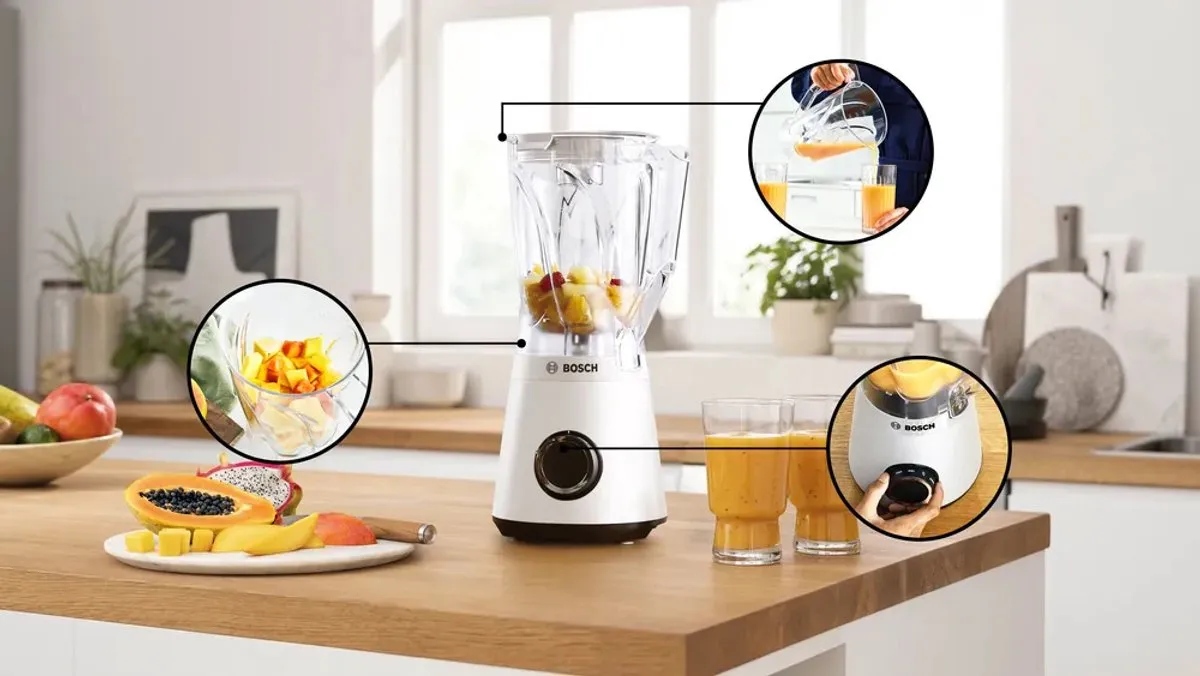 Bosch VitaPower Blender MMB6141W - 1200W - 2L - Wit