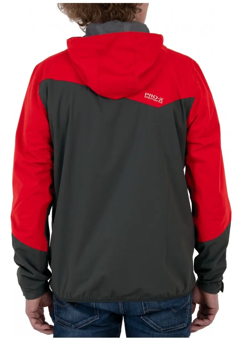 Pro-X Elements Liam Functionele Jas - Grijs/Rood - L - afbeelding 3 van 5