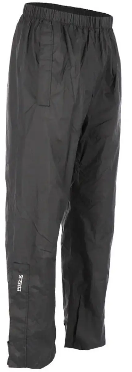 Zwarte heren regenbroek Packable van Pro-X Elements XS