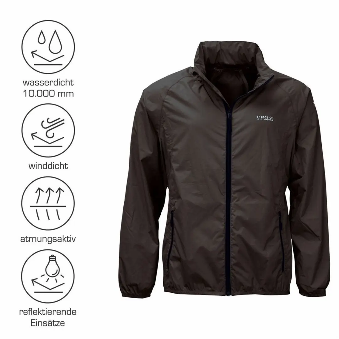 Pro X Elements Packable Heren Regenjas - 10.000mm - L - afbeelding 3 van 6