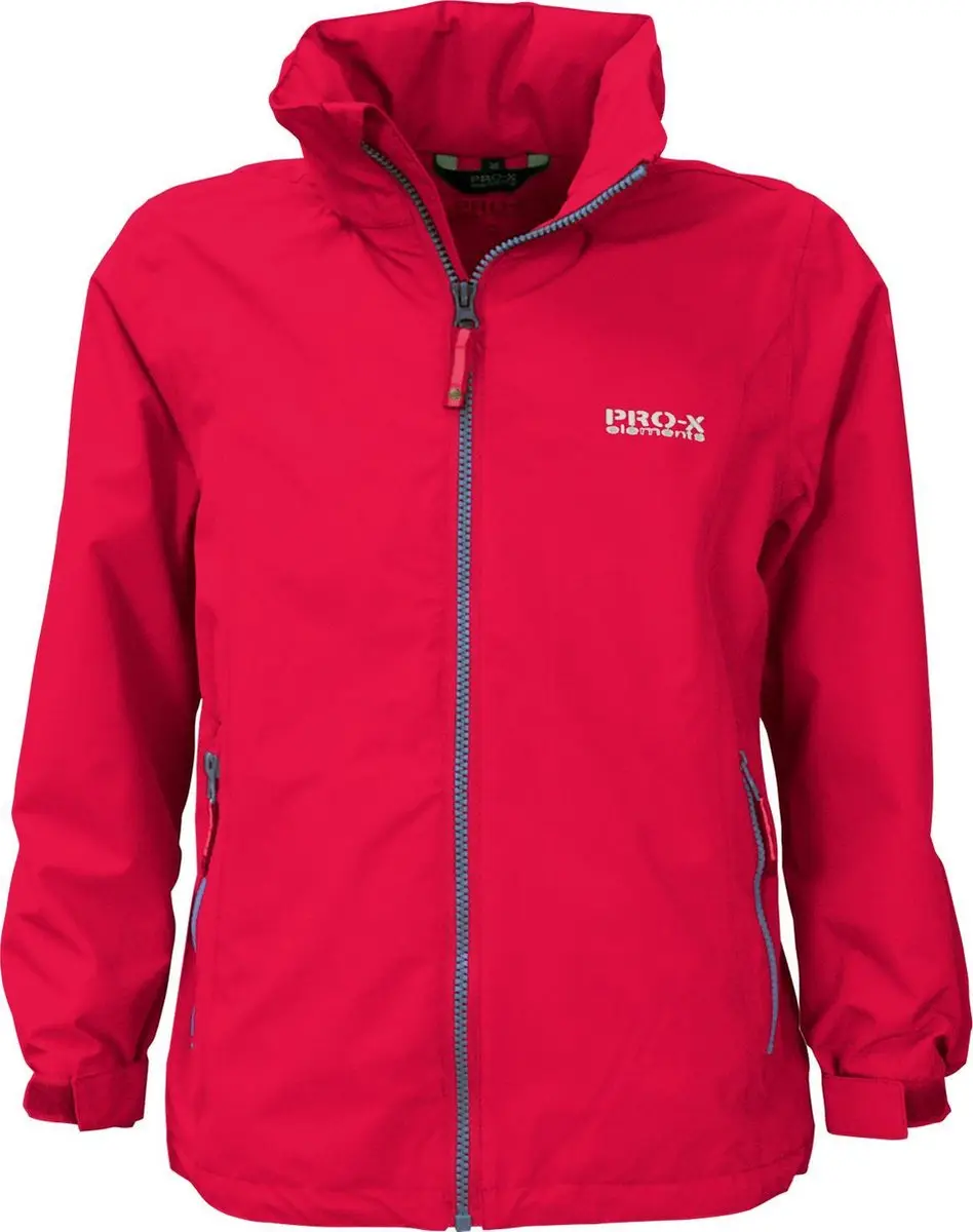 Pro-X Elements Finn Regenjas Kind - 10000mm waterdicht - Rood 104 - afbeelding 2 van 2