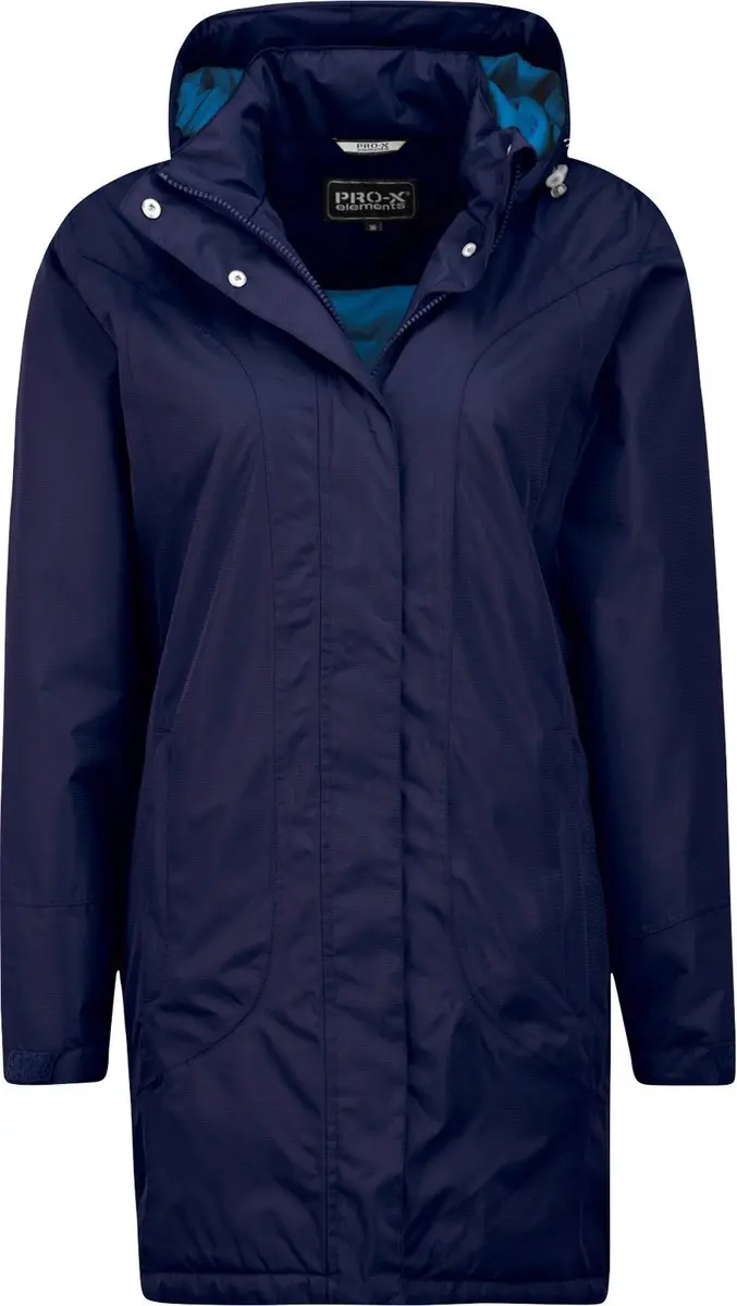Pro-x Elements Outdoorjas Claire Dames Polyester Blauw Maat 36