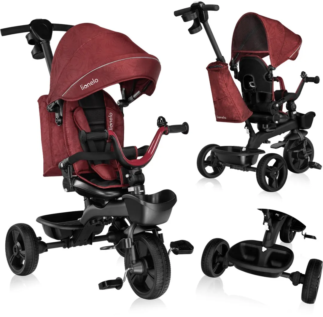Lionelo Kori Driewieler 2-in-1 - Rood