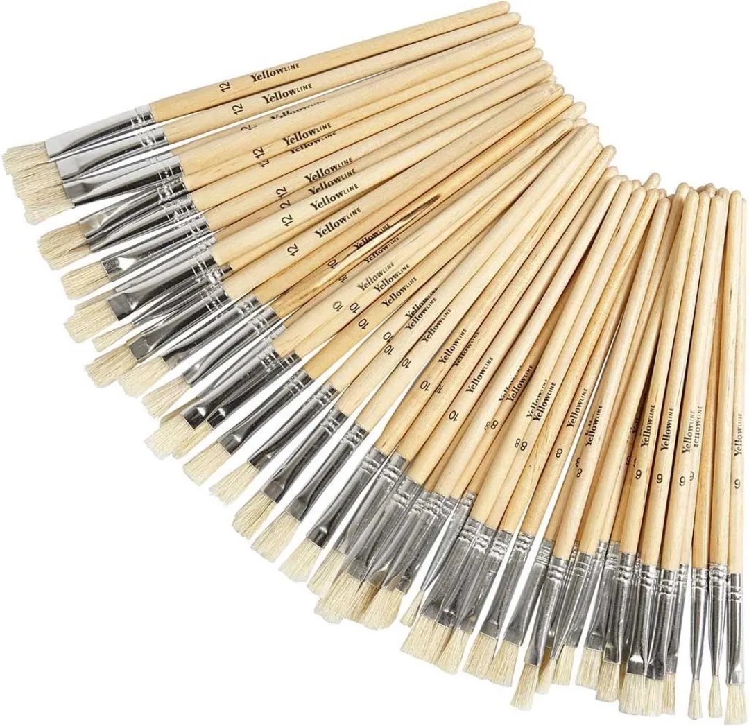 Creativ Company YellowLine Kwastenset 48 Stuks