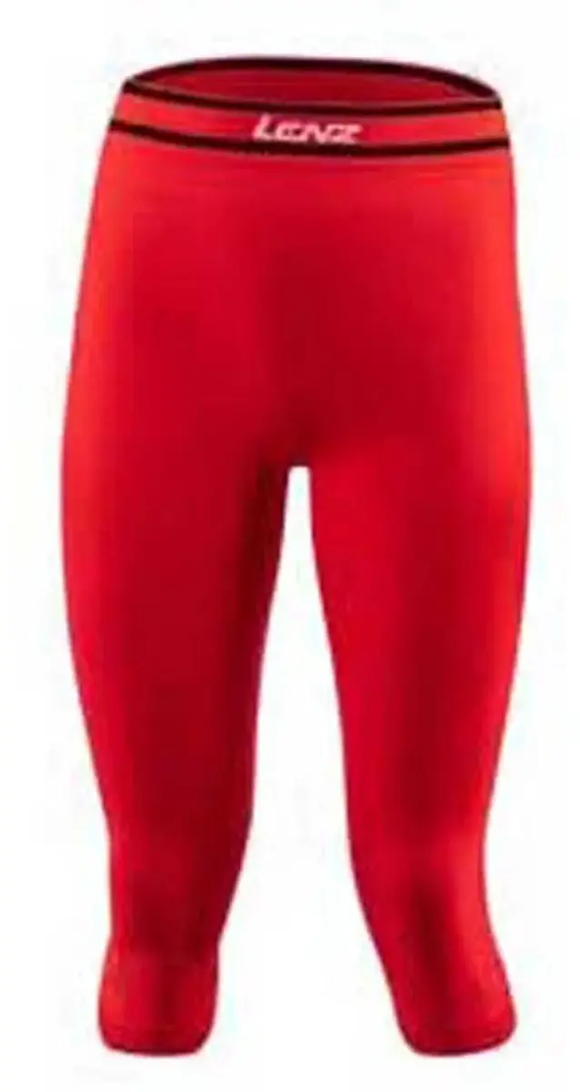 Lenz Merino 6.0 3/4 Basislaag Broek Oranje S Vrouw