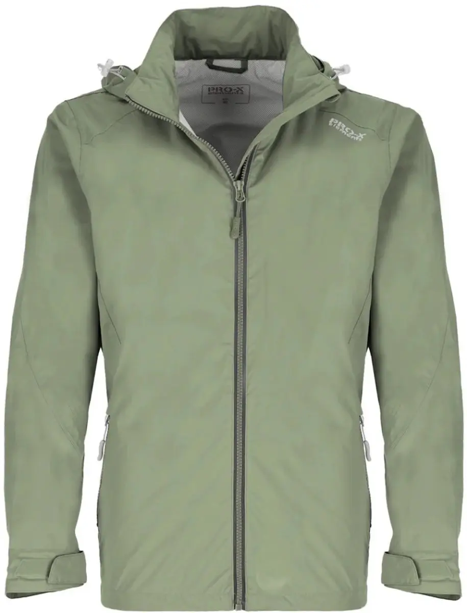 Groene (Salbei) 4-way stretch dames regenjas Eva van Pro-X Elements XXL/XXXL