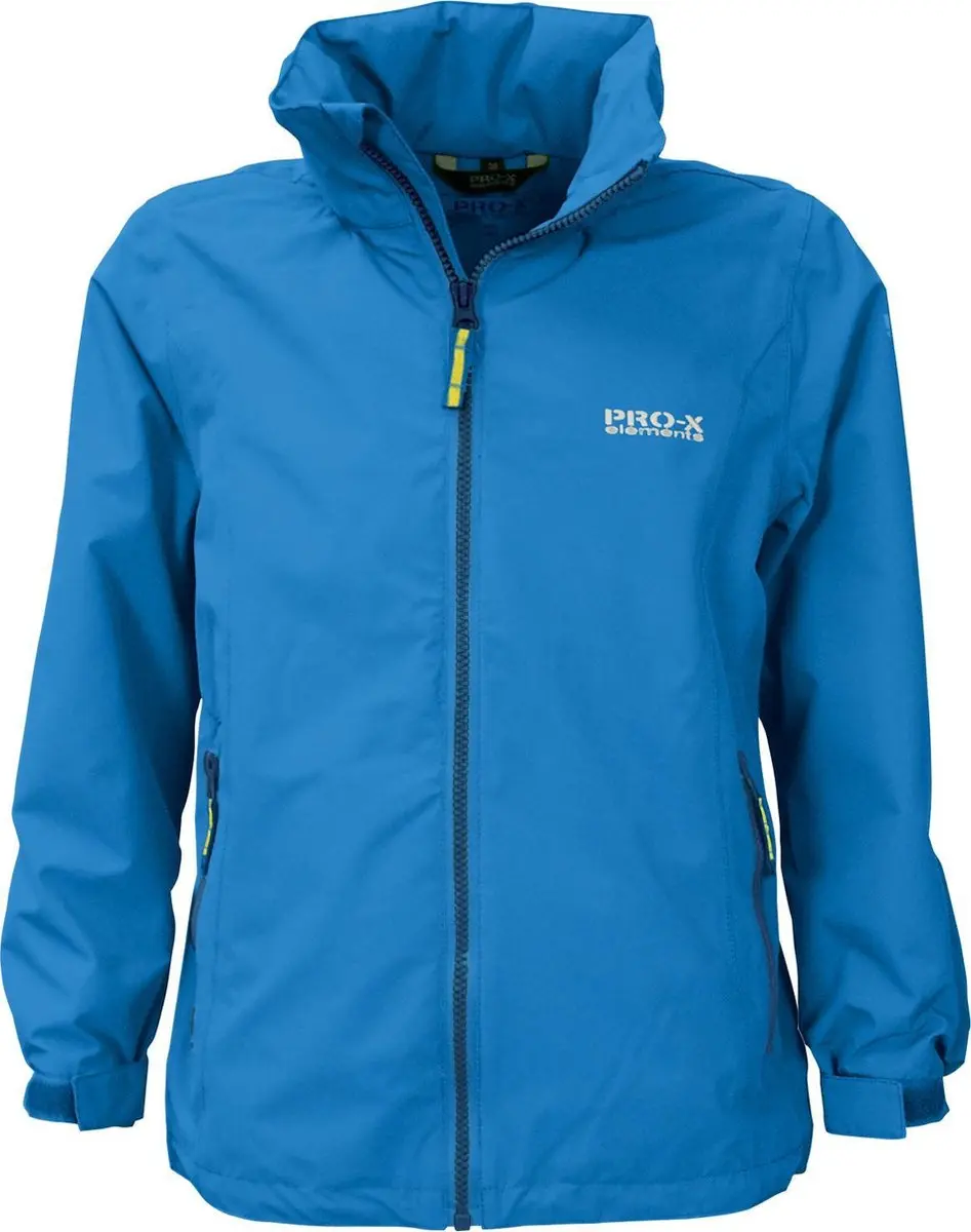 Blauwe kinder regenjas Finn van Pro-X Elements 164