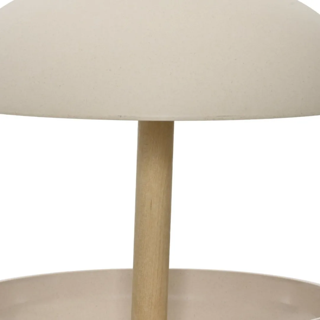 Decoris Vogelvoedersilo Hangend - Creme 21x25cm
