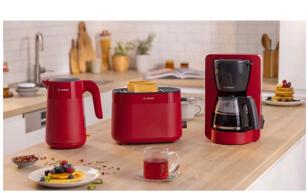 Bosch TKA2M114 MyMoment Koffiezetapparaat - 12 Kopjes - 1.4L - Rood - afbeelding 6 van 6