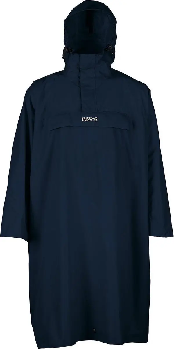 Pro-x Elements Regenponcho High Peak Polyester Navy Maat Xs/s