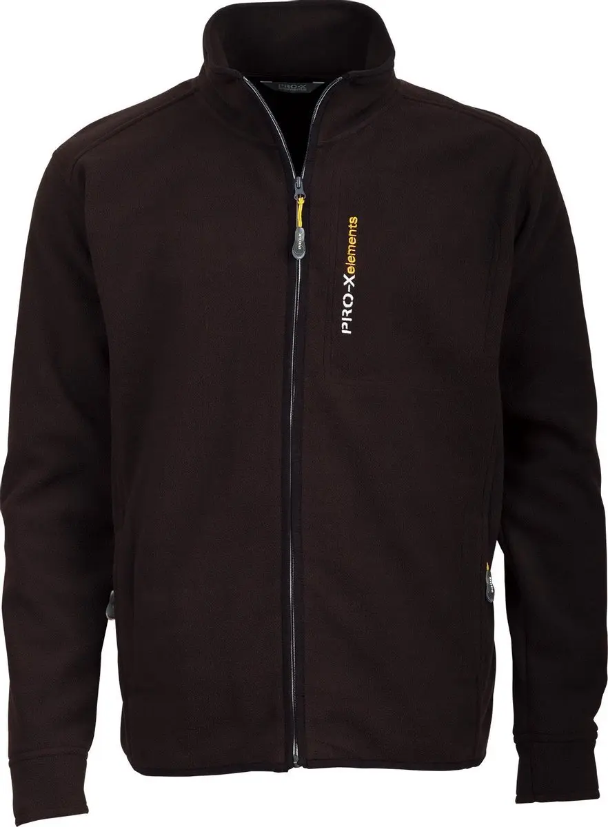 Pro-x Elements Outdoorvest Ohio Heren Fleece Zwart Maat L