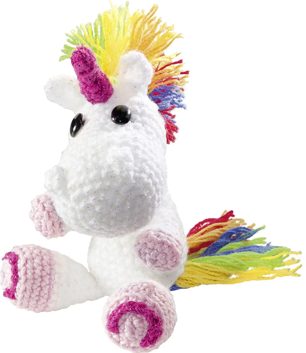 Folia Haakset Unicorn Haken - 9 Stuks - 6 Kleuren