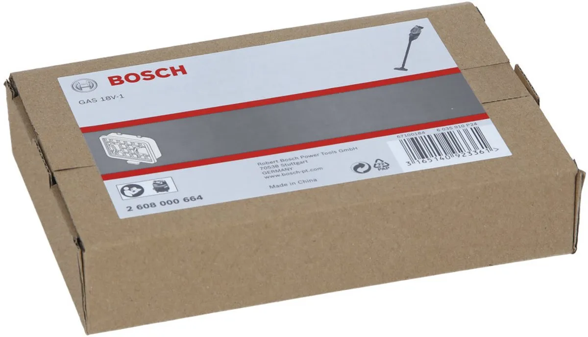 Bosch Filter 2608000664 - 230 cm² - Wit/Zwart