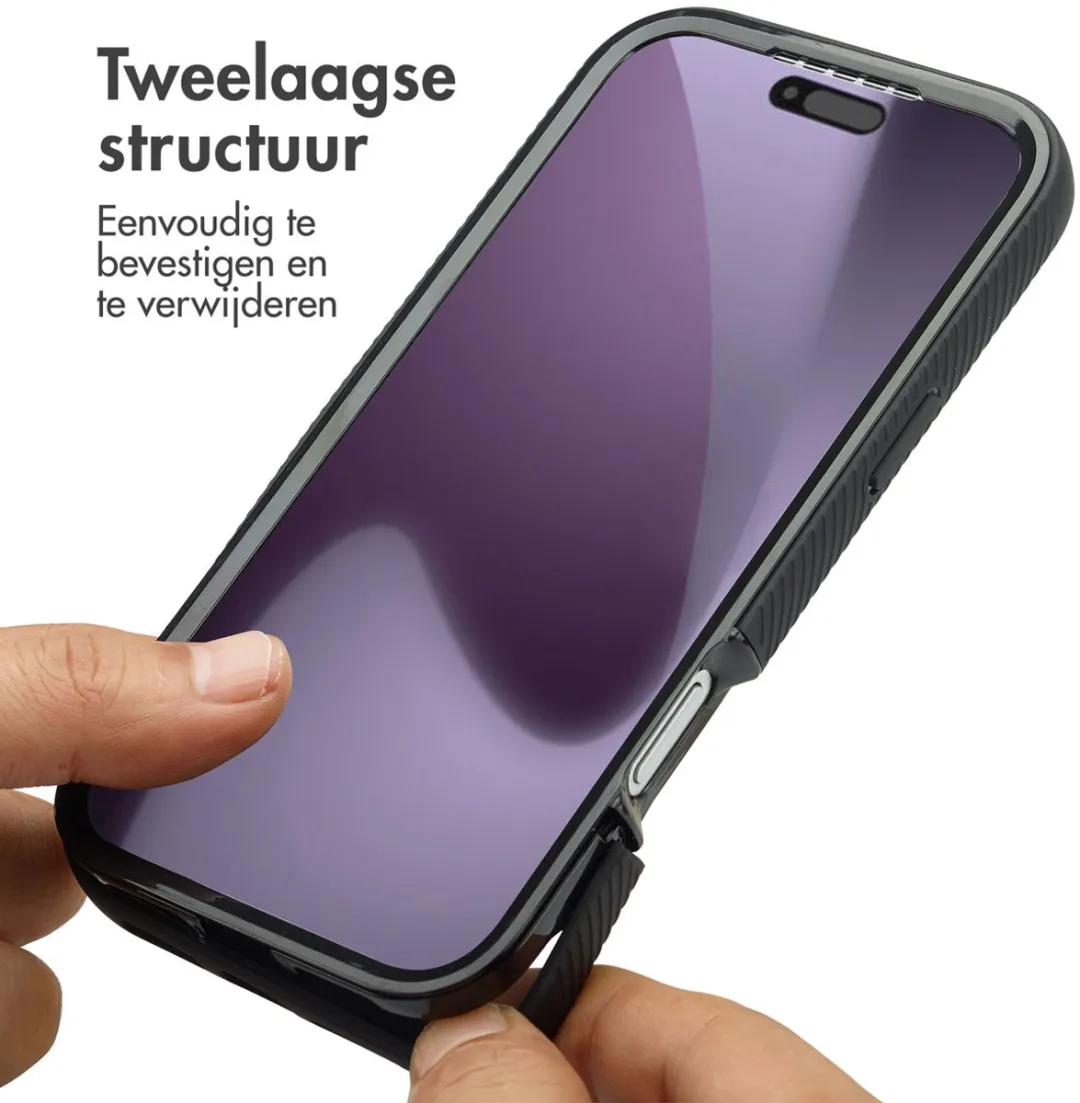 Imoshion Hoesje iPhone 17 Pro Max - 360° Bescherming - Zwart