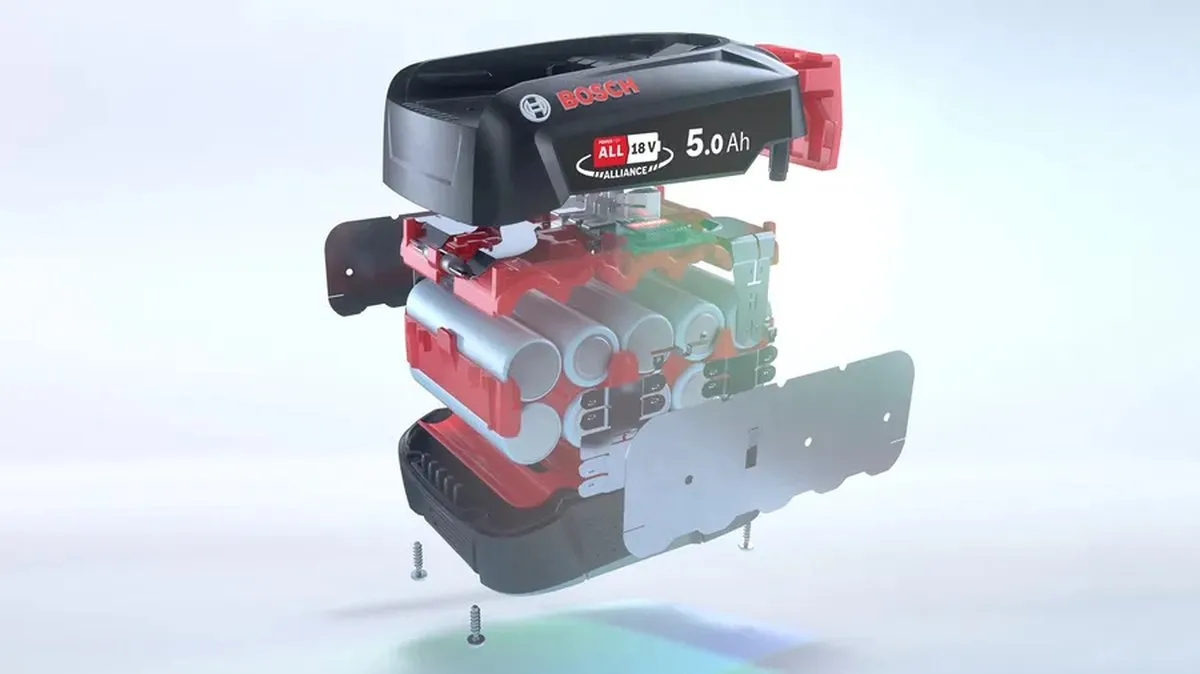 Bosch BHZUB1850 Stofzuiger Accu 18V - 5.0Ah - afbeelding 6 van 6