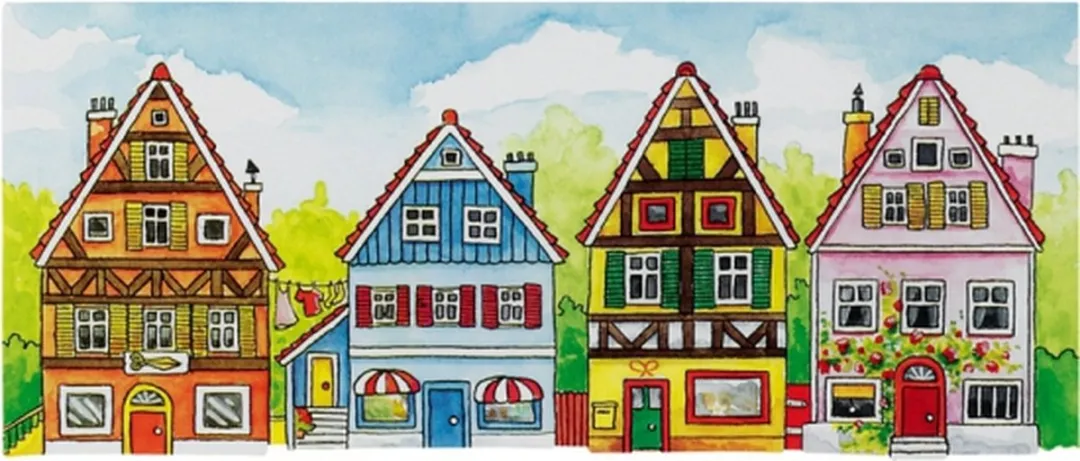 Goki Poppentheater - Vingerspeelgoed Rood/Blauw/Geel
