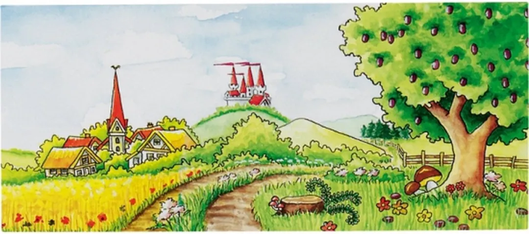 Goki Poppentheater - Vingerspeelgoed Rood/Blauw/Geel