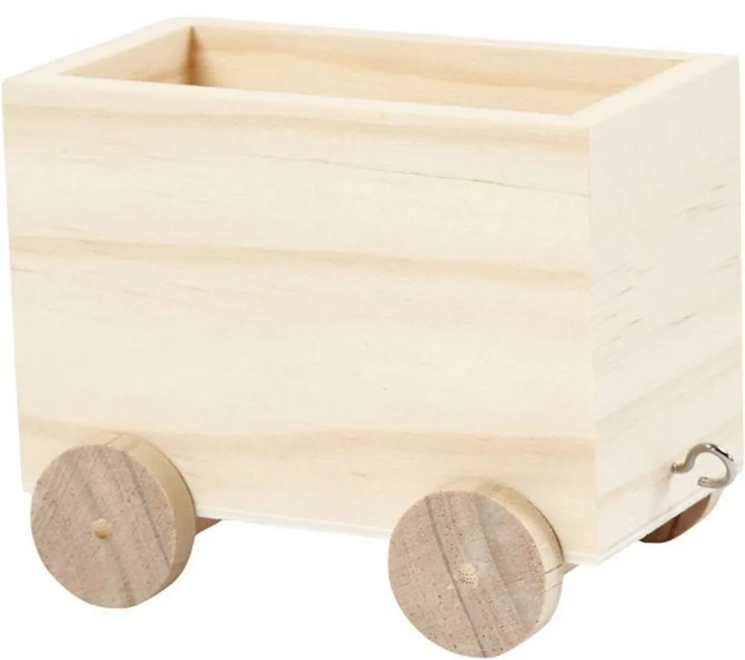 Creativ Company Houten Treinwagon 9,5x6,5x8cm