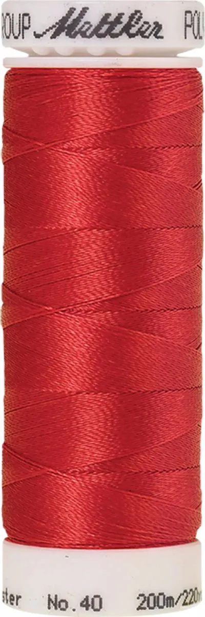 Amann Mettler Polysheen Borduurgaren 200m - Rood