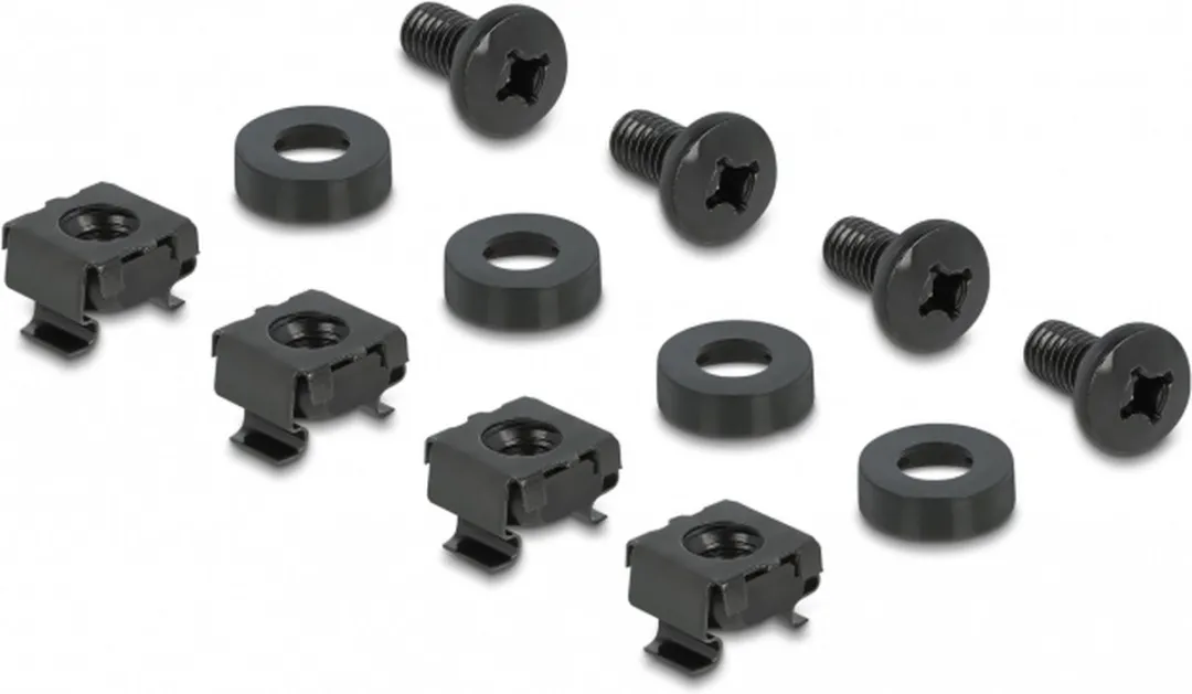 Delock 10" Keystone Patchpaneel 10 Poorten - Zwart - afbeelding 2 van 3
