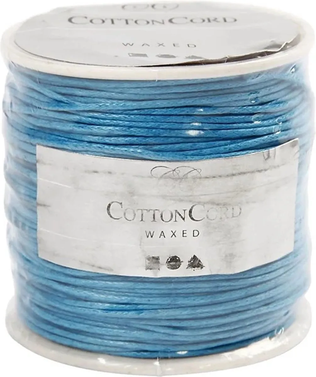 Creativ Company Katoenkoord 1mm Turquoise 40m