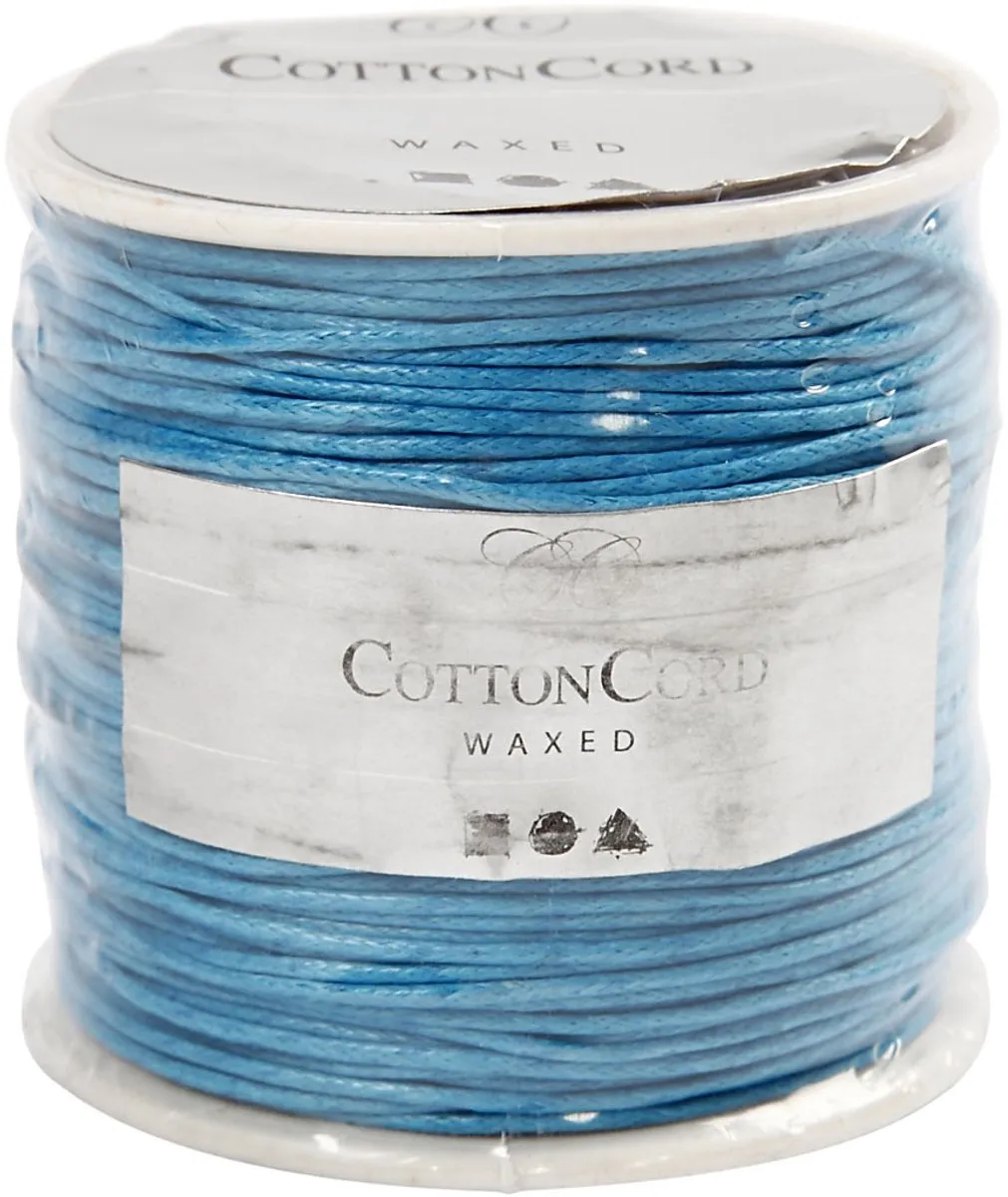 Creativ Company Katoenkoord 1mm Turquoise 40m
