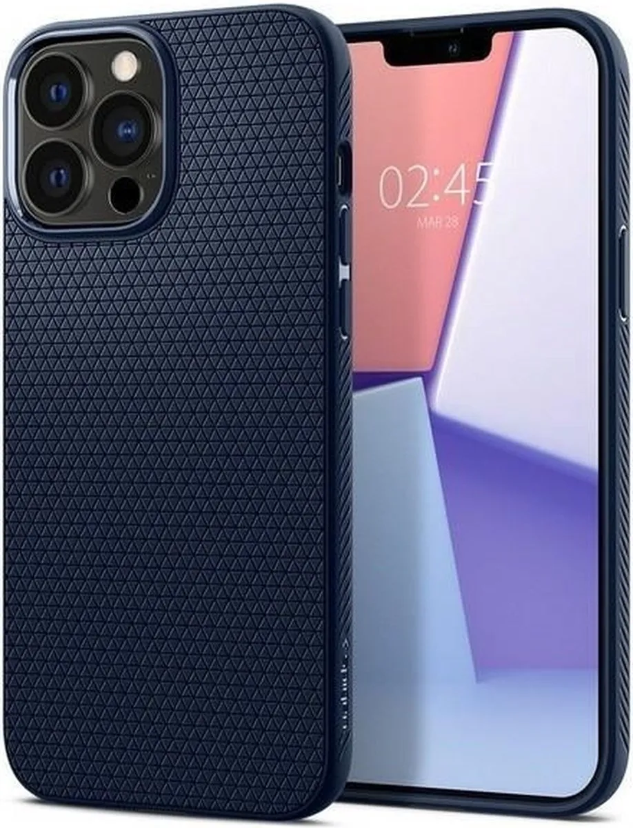 Spigen Liquid Air TPU Hoesje iPhone 13 Pro Max - Blauw