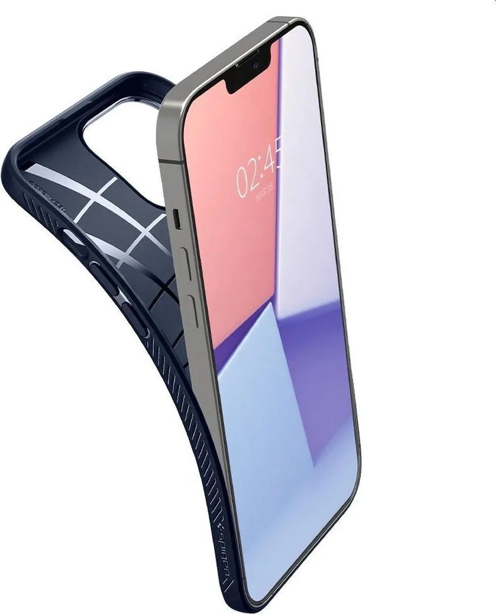 Spigen Liquid Air TPU Hoesje iPhone 13 Pro Max - Blauw - afbeelding 6 van 6